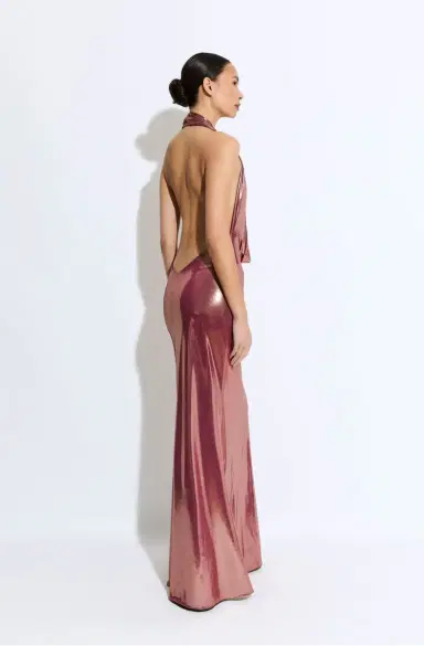 LAPOINTE Coated Jersey Cowl Neck Gown | Thumbnail 2 LAPOINTE Coated Jersey Cowl Neck Gown | Thumbnail 2