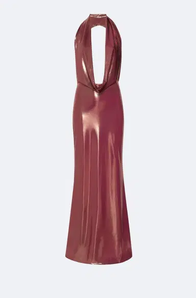 LAPOINTE Coated Jersey Cowl Neck Gown | Thumbnail 4 LAPOINTE Coated Jersey Cowl Neck Gown | Thumbnail 4