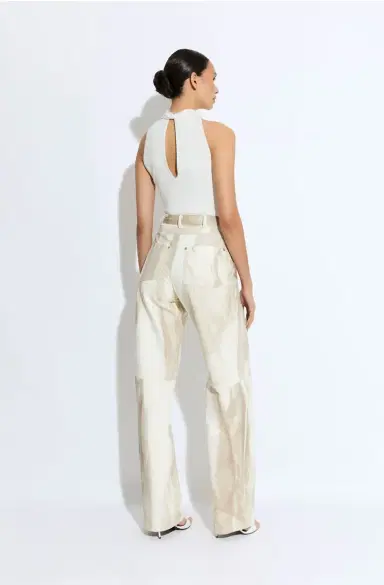 LAPOINTE Marbled Nappa Double Seam Pant | Thumbnail 2 LAPOINTE Marbled Nappa Double Seam Pant | Thumbnail 2