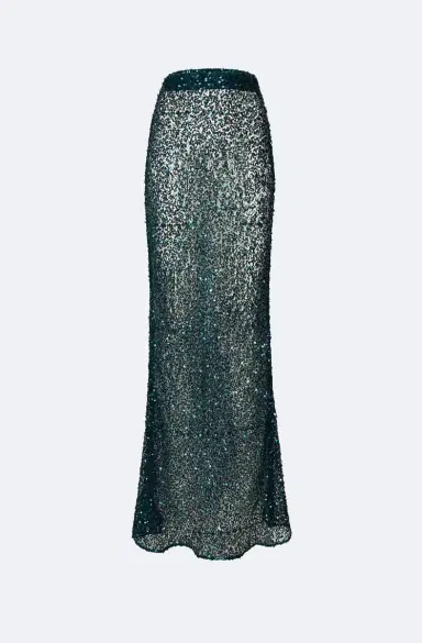 LAPOINTE Net Paillette Maxi Skirt | Thumbnail 4 LAPOINTE Net Paillette Maxi Skirt | Thumbnail 4