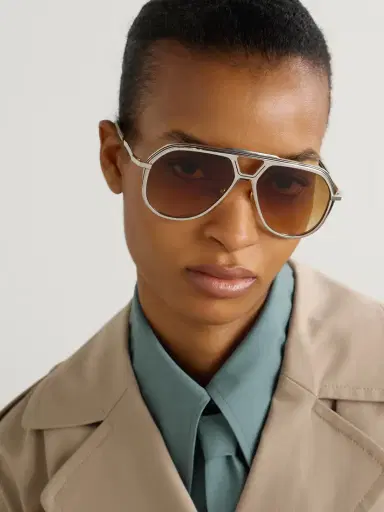 Jacques Marie Mage Lockheed Aviator-style Titanium And Acetate Sunglasses | Thumbnail 2 Jacques Marie Mage Lockheed Aviator-style Titanium And Acetate Sunglasses | Thumbnail 2