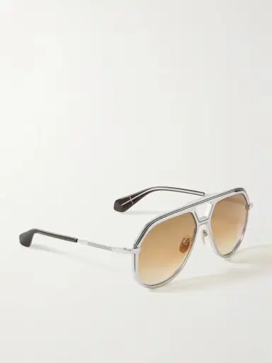 Jacques Marie Mage Lockheed Aviator-style Titanium And Acetate Sunglasses | Thumbnail 3 Jacques Marie Mage Lockheed Aviator-style Titanium And Acetate Sunglasses | Thumbnail 3