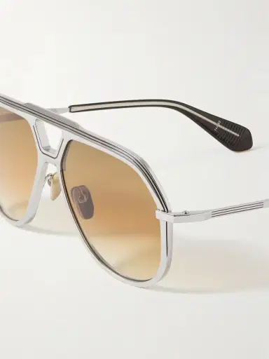 Jacques Marie Mage Lockheed Aviator-style Titanium And Acetate Sunglasses | Thumbnail 4 Jacques Marie Mage Lockheed Aviator-style Titanium And Acetate Sunglasses | Thumbnail 4