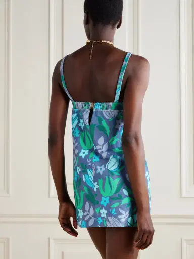 Chloé Printed Cotton-jersey Mini Dress | Thumbnail 3 Chloé Printed Cotton-jersey Mini Dress | Thumbnail 3