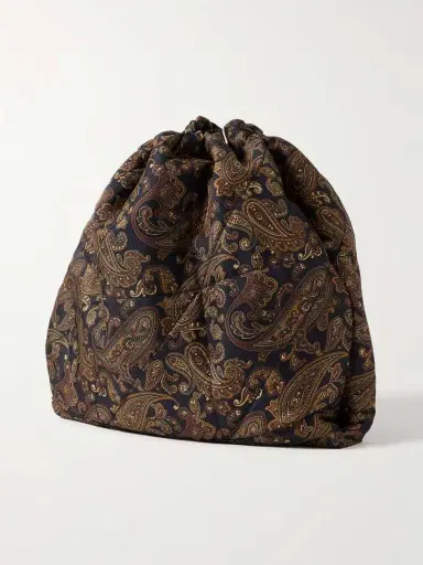 Saint Laurent Jamie Embellished Quilted Paisley-print Twill Shoulder Bag | Thumbnail 3 Saint Laurent Jamie Embellished Quilted Paisley-print Twill Shoulder Bag | Thumbnail 3