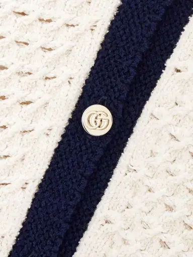 Gucci Crocheted Cotton-blend Cardigan | Thumbnail 4 Gucci Crocheted Cotton-blend Cardigan | Thumbnail 4
