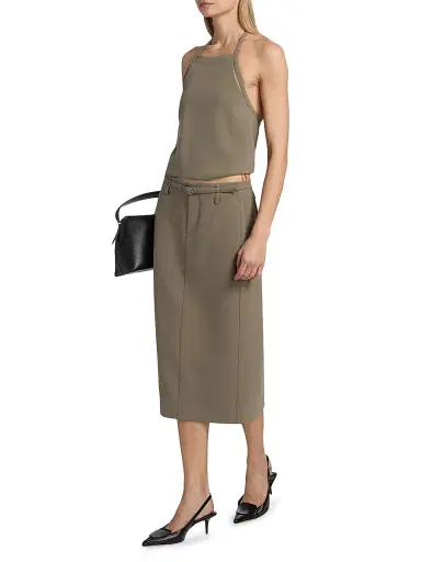 Vince Women's Apron Halter Top | Thumbnail 2 Vince Women's Apron Halter Top | Thumbnail 2