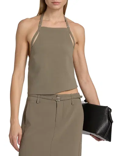 Vince Women's Apron Halter Top | Thumbnail 3 Vince Women's Apron Halter Top | Thumbnail 3