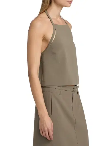 Vince Women's Apron Halter Top | Thumbnail 4 Vince Women's Apron Halter Top | Thumbnail 4