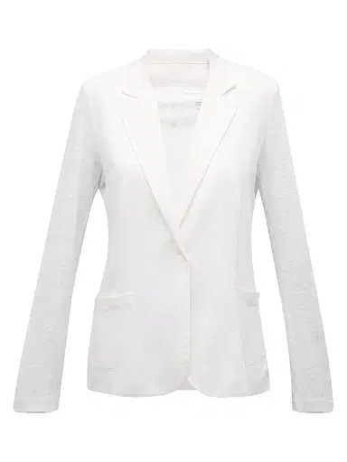 MAJESTIC FILATURES Women's Stretch Linen-Knit Blazer - Blanc - Size XL | Thumbnail 1 MAJESTIC FILATURES Women's Stretch Linen-Knit Blazer - Blanc - Size XL | Thumbnail 1