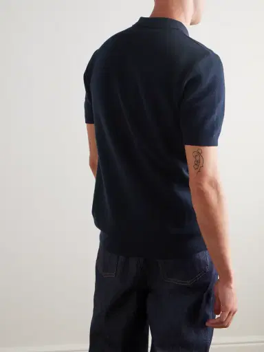 Sunspel Slim-Fit Cotton-Piqué Polo Shirt - Men | Thumbnail 3 Sunspel Slim-Fit Cotton-Piqué Polo Shirt - Men | Thumbnail 3