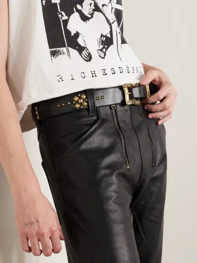 Enfants Riches Déprimés Texas Serenade 3.5cm Embellished Leather Belt - Men | Thumbnail 3 Enfants Riches Déprimés Texas Serenade 3.5cm Embellished Leather Belt - Men | Thumbnail 3