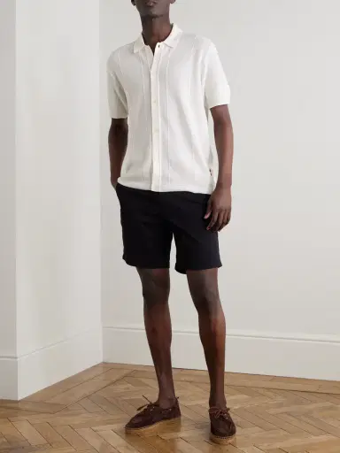 Orlebar Brown Tiernan Ribbed Cotton Shirt - Men | Thumbnail 2 Orlebar Brown Tiernan Ribbed Cotton Shirt - Men | Thumbnail 2