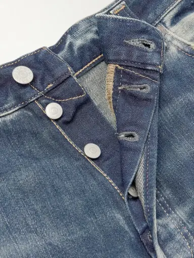 Acne Studios Wide-Leg Distressed Jeans - Men | Thumbnail 6 Acne Studios Wide-Leg Distressed Jeans - Men | Thumbnail 6