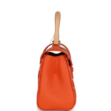 goyard Goyard Saigon Souple Mini Orange Goyardine Palladium Hardware | Thumbnail 3 goyard Goyard Saigon Souple Mini Orange Goyardine Palladium Hardware | Thumbnail 3