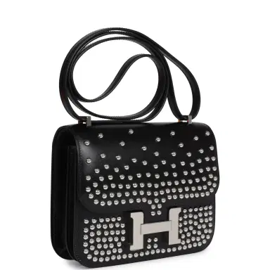 HERMÈS Hermes Constance 18 Clouté Black Box Palladium Hardware | Thumbnail 2 HERMÈS Hermes Constance 18 Clouté Black Box Palladium Hardware | Thumbnail 2