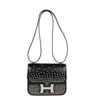 HERMÈS Hermes Constance 18 Clouté Black Box Palladium Hardware | Thumbnail 7 HERMÈS Hermes Constance 18 Clouté Black Box Palladium Hardware | Thumbnail 7