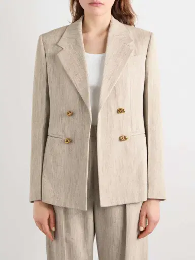 Bottega Veneta Embellished Canvas Jacket | Thumbnail 3 Bottega Veneta Embellished Canvas Jacket | Thumbnail 3