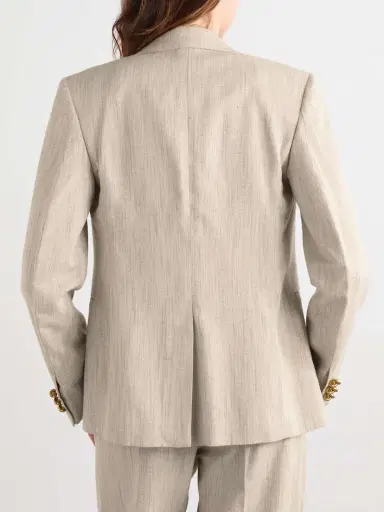 Bottega Veneta Embellished Canvas Jacket | Thumbnail 4 Bottega Veneta Embellished Canvas Jacket | Thumbnail 4