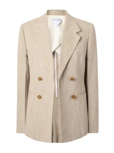 Bottega Veneta Embellished Canvas Jacket | Thumbnail 1 Bottega Veneta Embellished Canvas Jacket | Thumbnail 1