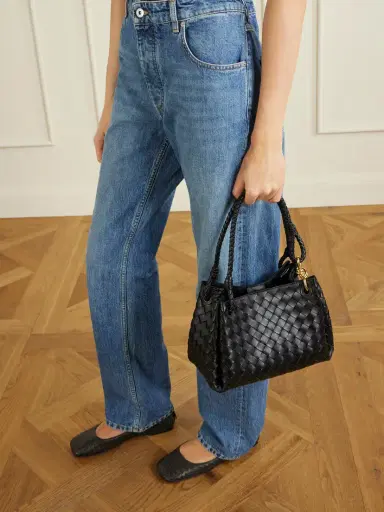 Bottega Veneta Parachute Medium Intrecciato Leather Shoulder Bag | Thumbnail 2 Bottega Veneta Parachute Medium Intrecciato Leather Shoulder Bag | Thumbnail 2