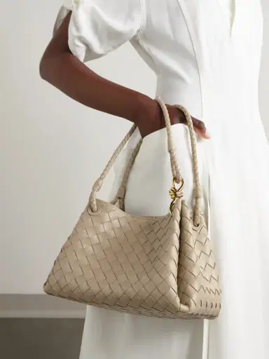 Bottega Veneta Parachute Medium Intrecciato Leather Shoulder Bag | Thumbnail 2 Bottega Veneta Parachute Medium Intrecciato Leather Shoulder Bag | Thumbnail 2