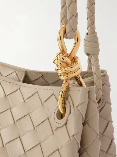 Bottega Veneta Parachute Medium Intrecciato Leather Shoulder Bag | Thumbnail 4 Bottega Veneta Parachute Medium Intrecciato Leather Shoulder Bag | Thumbnail 4