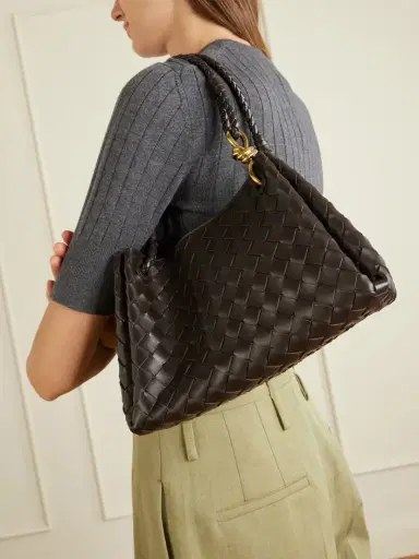 Bottega Veneta Parachute Medium Intrecciato Leather Shoulder Bag | Thumbnail 2 Bottega Veneta Parachute Medium Intrecciato Leather Shoulder Bag | Thumbnail 2