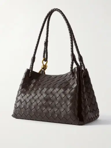 Bottega Veneta Parachute Medium Intrecciato Leather Shoulder Bag | Thumbnail 3 Bottega Veneta Parachute Medium Intrecciato Leather Shoulder Bag | Thumbnail 3