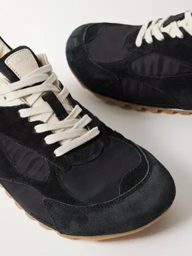 Bottega Veneta Orbit Leather-trimmed Suede And Shell Sneakers | Thumbnail 4 Bottega Veneta Orbit Leather-trimmed Suede And Shell Sneakers | Thumbnail 4