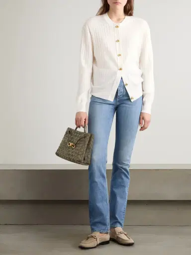 Bottega Veneta Ribbed Wool Cardigan | Thumbnail 2 Bottega Veneta Ribbed Wool Cardigan | Thumbnail 2