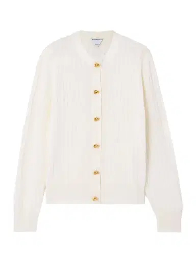 Bottega Veneta Ribbed Wool Cardigan | Thumbnail 1 Bottega Veneta Ribbed Wool Cardigan | Thumbnail 1