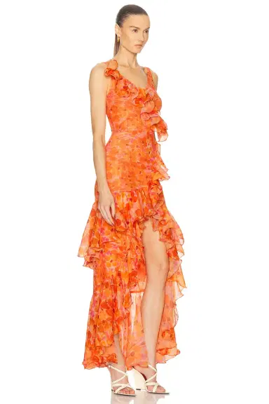 PatBO Myosotis Flutter Gown | Thumbnail 2 PatBO Myosotis Flutter Gown | Thumbnail 2