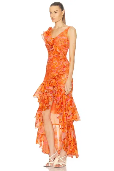 PatBO Myosotis Flutter Gown | Thumbnail 3 PatBO Myosotis Flutter Gown | Thumbnail 3