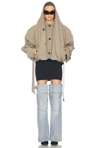 Balenciaga Hooded Trench Coat | Thumbnail 4 Balenciaga Hooded Trench Coat | Thumbnail 4