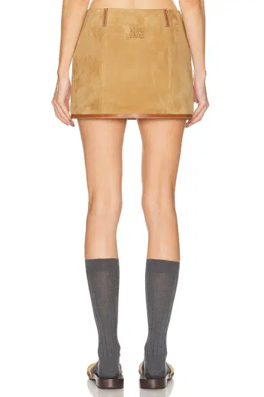 Miu Miu Mini Skirt | Thumbnail 4 Miu Miu Mini Skirt | Thumbnail 4