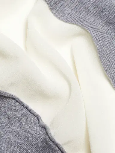 3.1 Phillip Lim Women's Tie-Back Chiffon Crewneck Sweatshirt - Grey Melange - Size Large | Thumbnail 7 3.1 Phillip Lim Women's Tie-Back Chiffon Crewneck Sweatshirt - Grey Melange - Size Large | Thumbnail 7