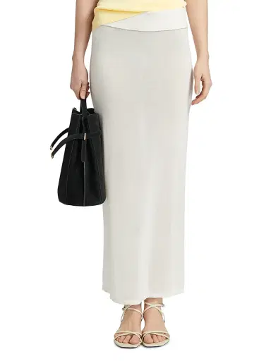 TOTEME Women's Fine-Knit Elasticized Maxi Skirt | Thumbnail 3 TOTEME Women's Fine-Knit Elasticized Maxi Skirt | Thumbnail 3