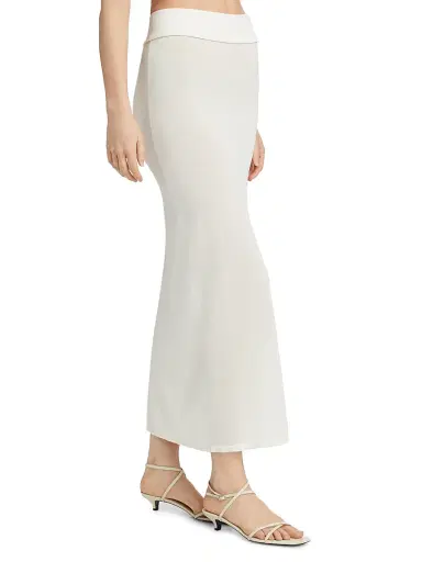 TOTEME Women's Fine-Knit Elasticized Maxi Skirt | Thumbnail 4 TOTEME Women's Fine-Knit Elasticized Maxi Skirt | Thumbnail 4