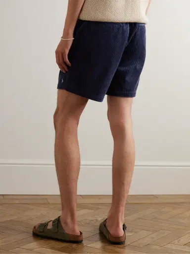 Polo Ralph Lauren Prepster Straight-Leg Cotton-Corduroy Drawstring Shorts - Men | Thumbnail 3 Polo Ralph Lauren Prepster Straight-Leg Cotton-Corduroy Drawstring Shorts - Men | Thumbnail 3