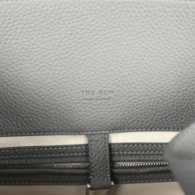 The Row The Row Soft Margaux 17 Bag Timouse Grey Calfskin Silver Hardware | Thumbnail 12 The Row The Row Soft Margaux 17 Bag Timouse Grey Calfskin Silver Hardware | Thumbnail 12