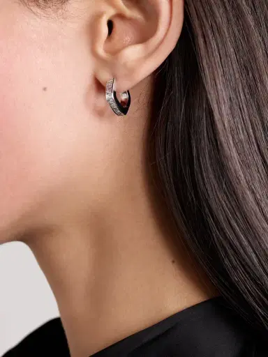 Anita Ko Georgie 18-karat White Gold Diamond Hoop Earrings | Thumbnail 2 Anita Ko Georgie 18-karat White Gold Diamond Hoop Earrings | Thumbnail 2