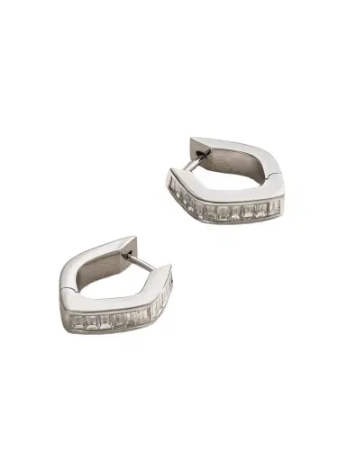 Anita Ko Georgie 18-karat White Gold Diamond Hoop Earrings | Thumbnail 1 Anita Ko Georgie 18-karat White Gold Diamond Hoop Earrings | Thumbnail 1