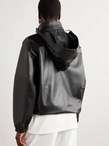 The Row Jilly Leather Jacket | Thumbnail 3 The Row Jilly Leather Jacket | Thumbnail 3