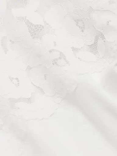 Cosabella Women's Romanza Inset Lace Cotton Slipdress - Moon Ivory - Size XL | Thumbnail 6 Cosabella Women's Romanza Inset Lace Cotton Slipdress - Moon Ivory - Size XL | Thumbnail 6
