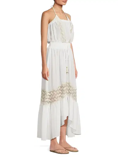 Ramy Brook Women's Dorian Strapless Maxi Dress - White Neutral | Thumbnail 4 Ramy Brook Women's Dorian Strapless Maxi Dress - White Neutral | Thumbnail 4