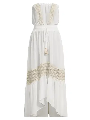Ramy Brook Women's Dorian Strapless Maxi Dress - White Neutral | Thumbnail 1 Ramy Brook Women's Dorian Strapless Maxi Dress - White Neutral | Thumbnail 1