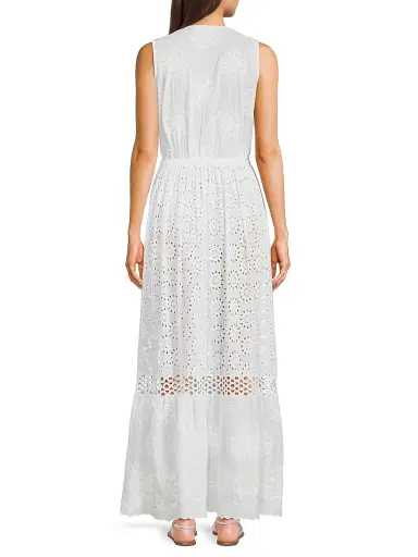 Ramy Brook Women's Paxton Cotton Cover-Up Maxi Dress - White Floral | Thumbnail 5 Ramy Brook Women's Paxton Cotton Cover-Up Maxi Dress - White Floral | Thumbnail 5