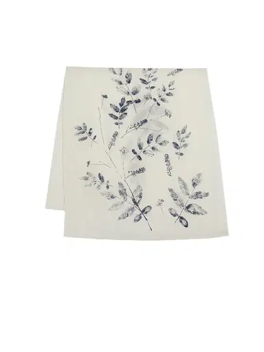 Faliero Sarti Women's Ramona Floral Scarf - Blue | Thumbnail 3 Faliero Sarti Women's Ramona Floral Scarf - Blue | Thumbnail 3