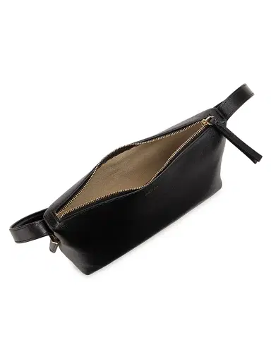 Toteme Women's Scoop Leather Wristlet - Black | Thumbnail 5 Toteme Women's Scoop Leather Wristlet - Black | Thumbnail 5
